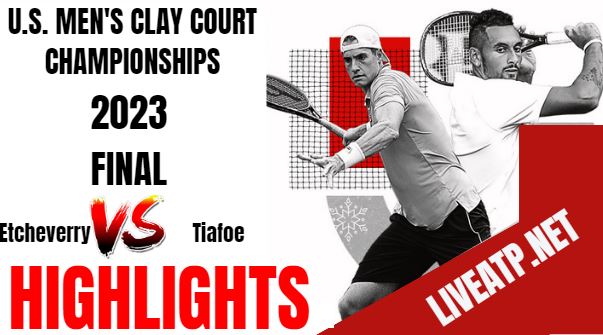Etcheverry Vs Tiafoe Houston Open Tennis Final 10Apr2023 Highlights