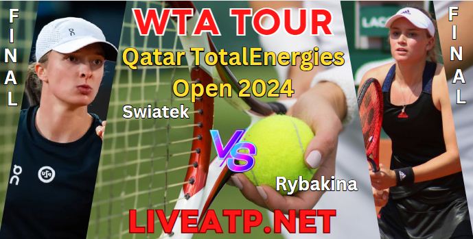 Elena Vs Iga Qatar Total Open Final 2024 Highlights
