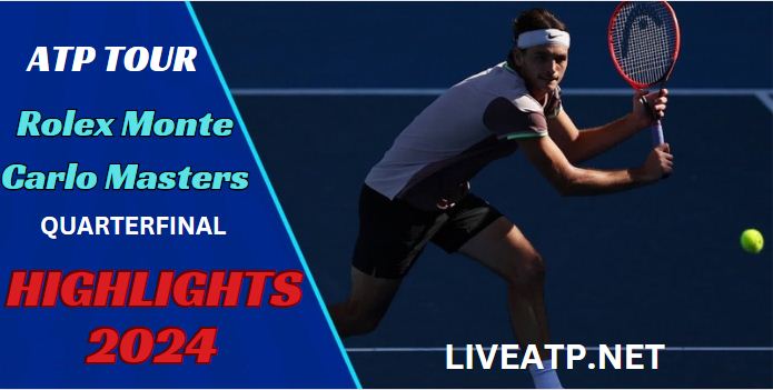Monte Carlo Masters ATP QuarterFinal Video Highlights 2024