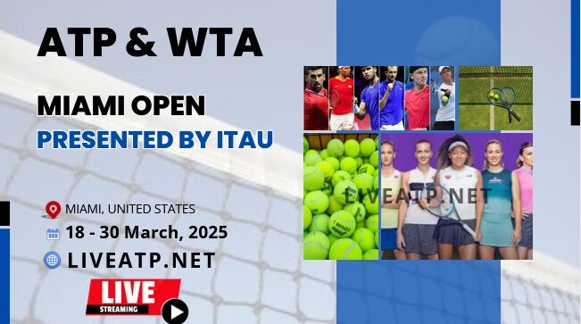 Day 3 - 2025 Miami Open Masters Tennis Live Stream - ATP & WTA slider