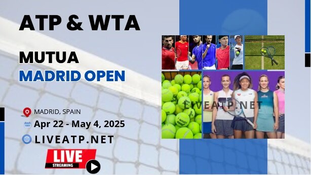 Men Final - 2025 Madrid Open Tennis Live Stream - ATP & WTA