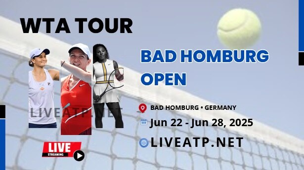 2025 Bad Homburg Open QuarterFinal Live Streaming - WTA 500