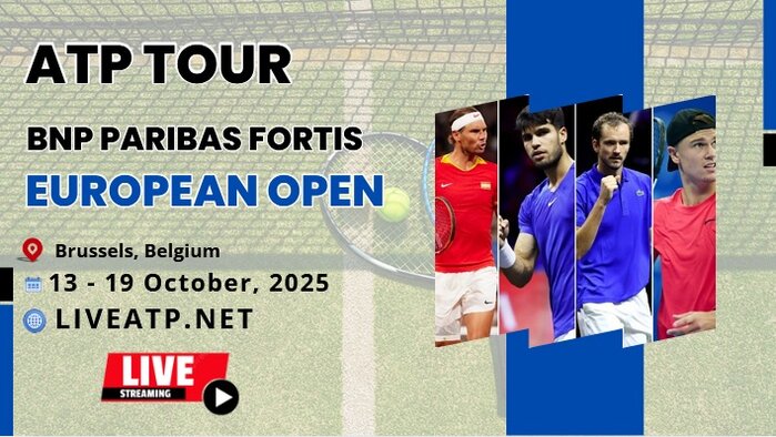 Day 3 European Open Antwerp Tennis Live Stream 2025 | ATP Tour