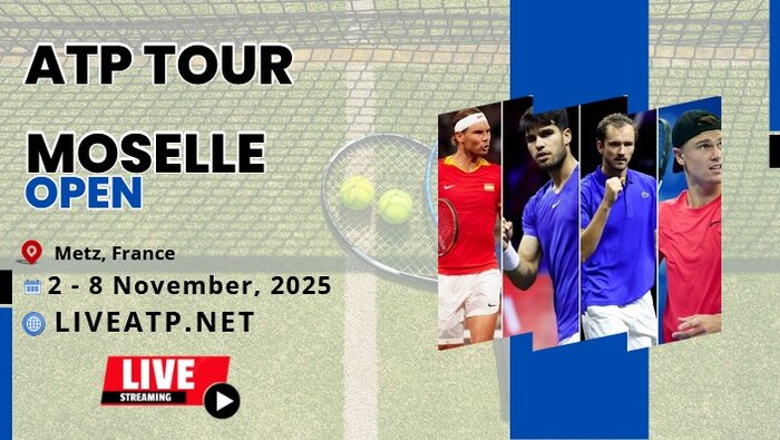 Day 4 Moselle Open Tennis Live Stream 2025 | ATP Tour