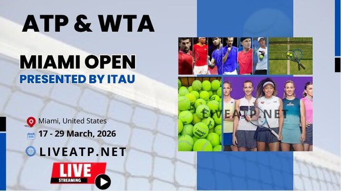 Quarter-Final 1 - 2026 Miami Open Masters Tennis Live Stream - ATP & WTA