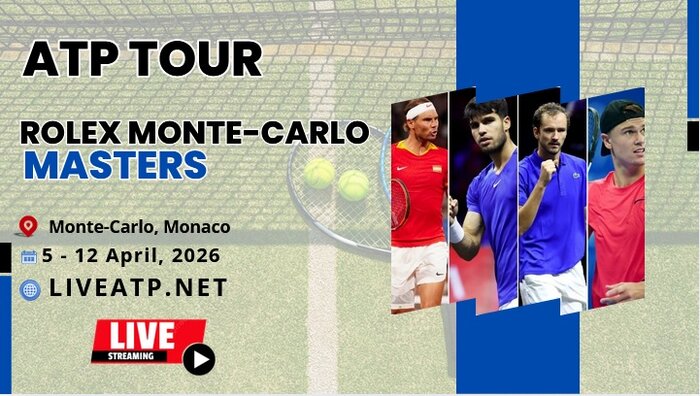 Rolex Monte Carlo Masters QuarterFinal Live Stream 2026 | ATP Tour