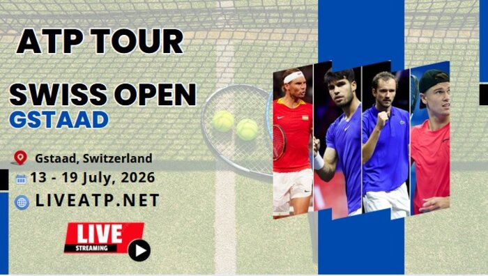 Swiss Open Gstaad Day 2 Live Stream 2026 | ATP Tour slider
